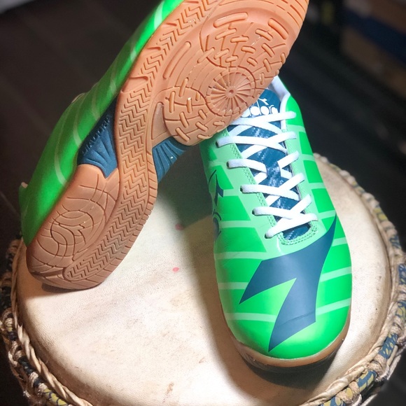 Diadora RB2003 R ID Soccer Green Fluo/Atl Sz 12.5 - Picture 8 of 9